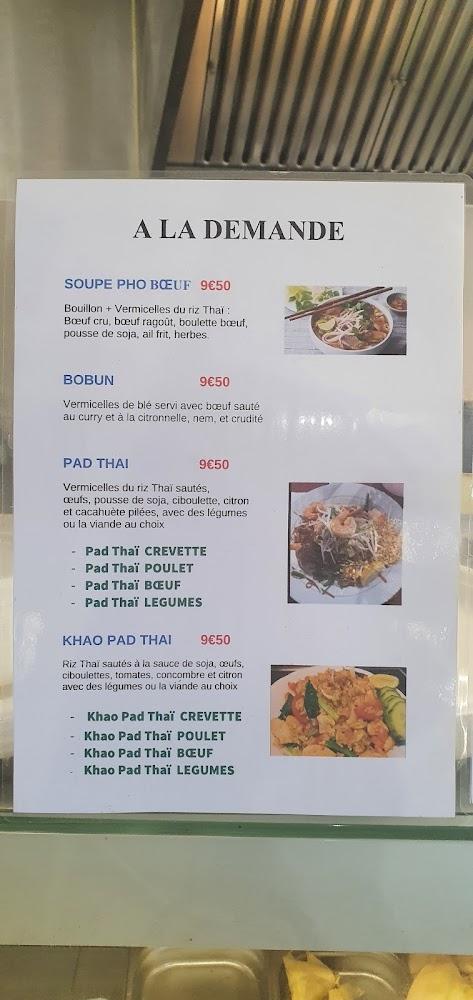 Thai Asie Bordeaux - Scan Menu 1
