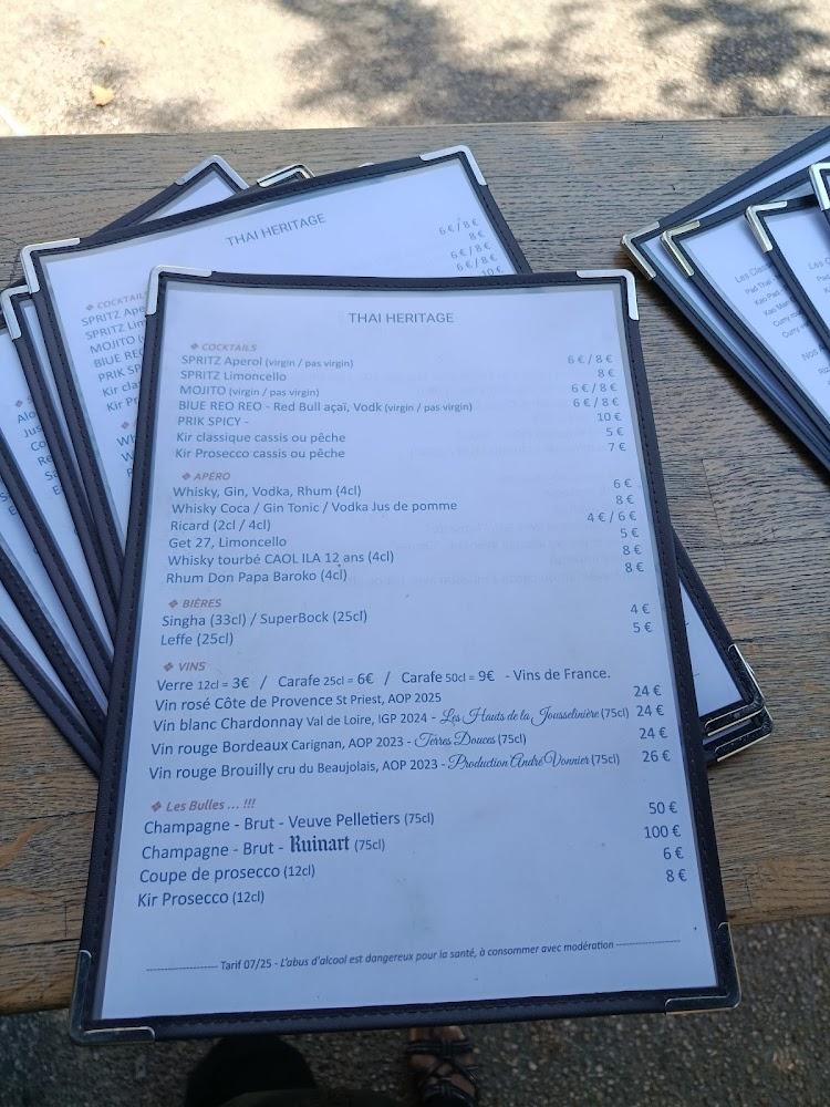 THAI HERITAGE Restaurant Gastronomique - Scan Menu 4