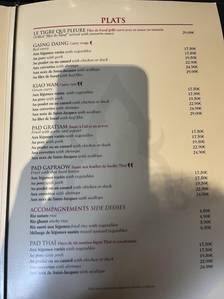 Thai Spices - Scan Menu 2