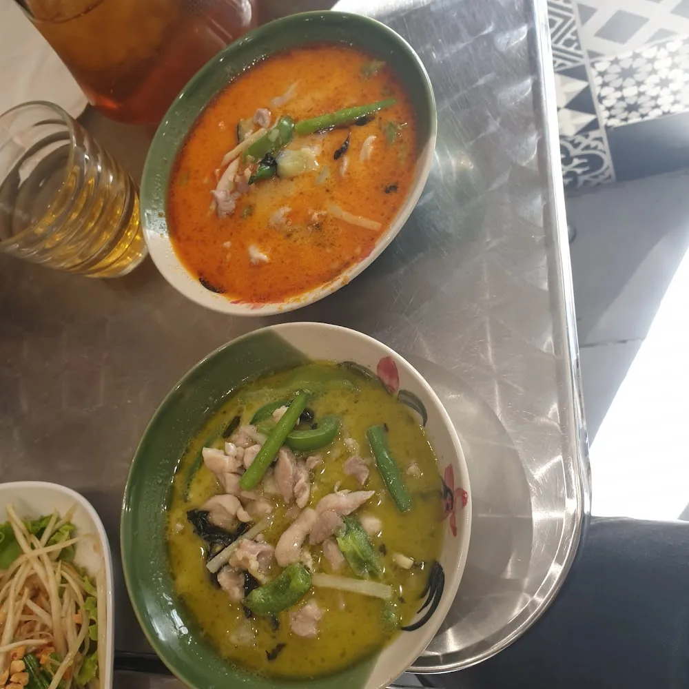 Curry Vert Poulet Curry Rouge Poulet