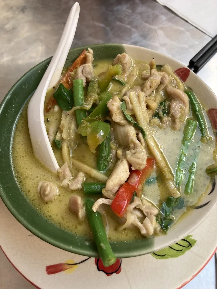Poulet Curry Vert