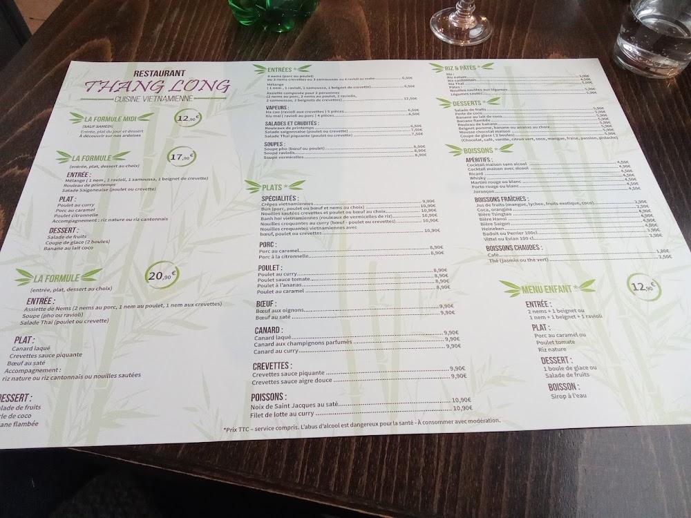 Thang Long Restaurant - Scan Menu 4