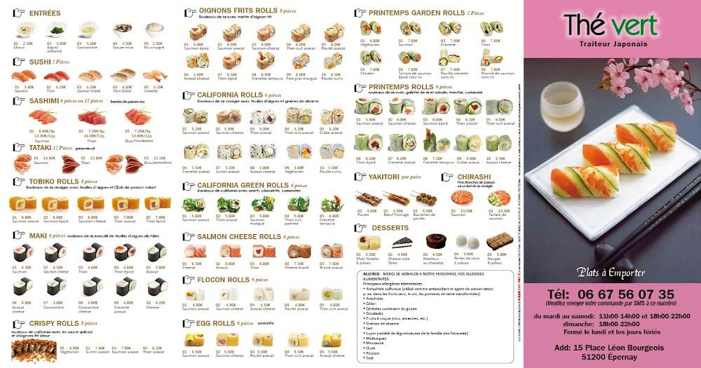 Thé Vert - Scan Menu 2