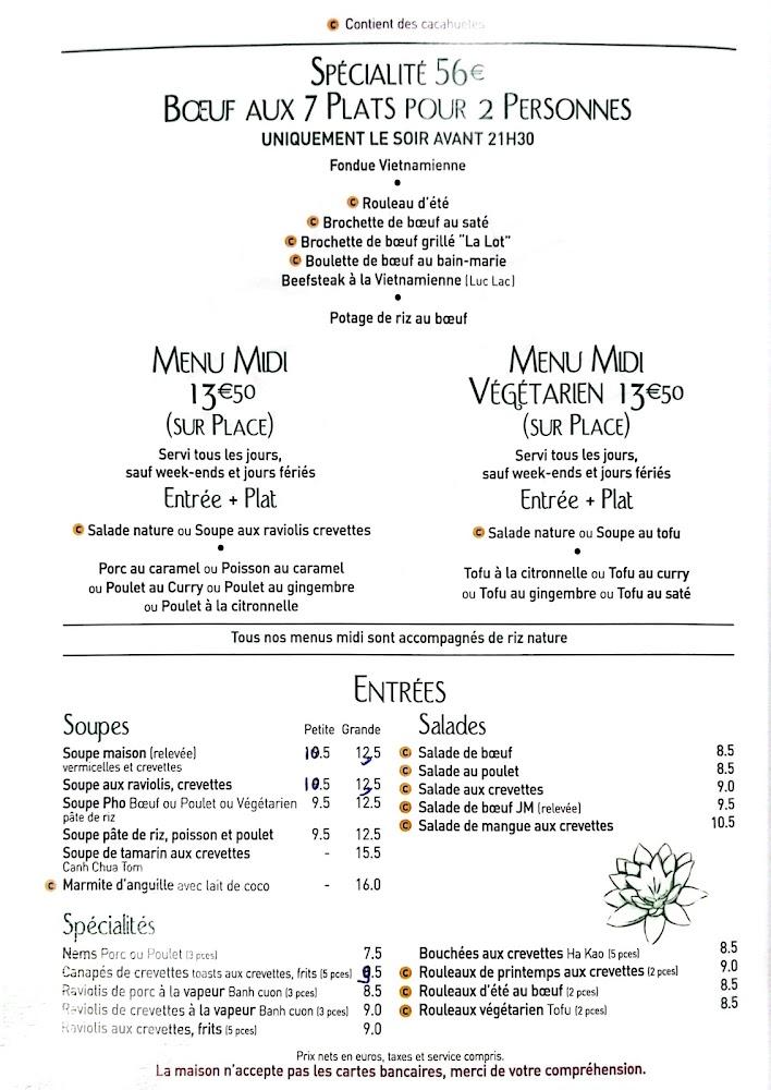 Thu-Thu - Scan Menu 2