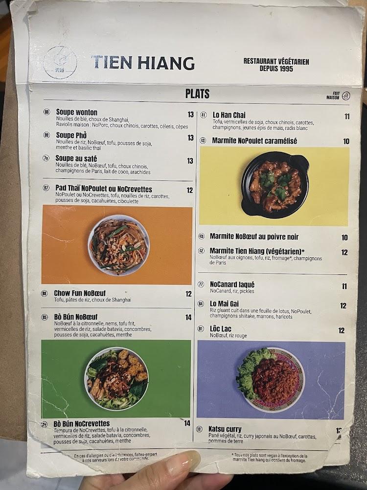 Tien Hiang - Scan Menu 3
