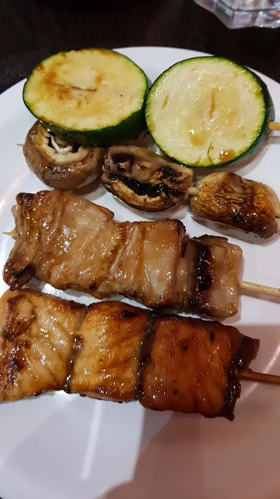 Brochette Champignons Thon Saumon Grillé