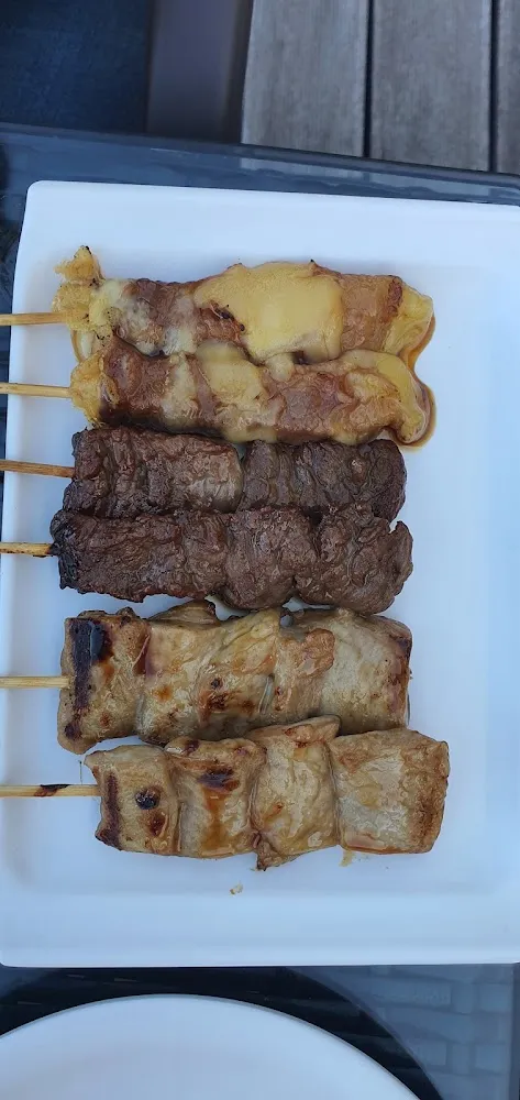 Brochettes Poulet Et Bœuf Fromage