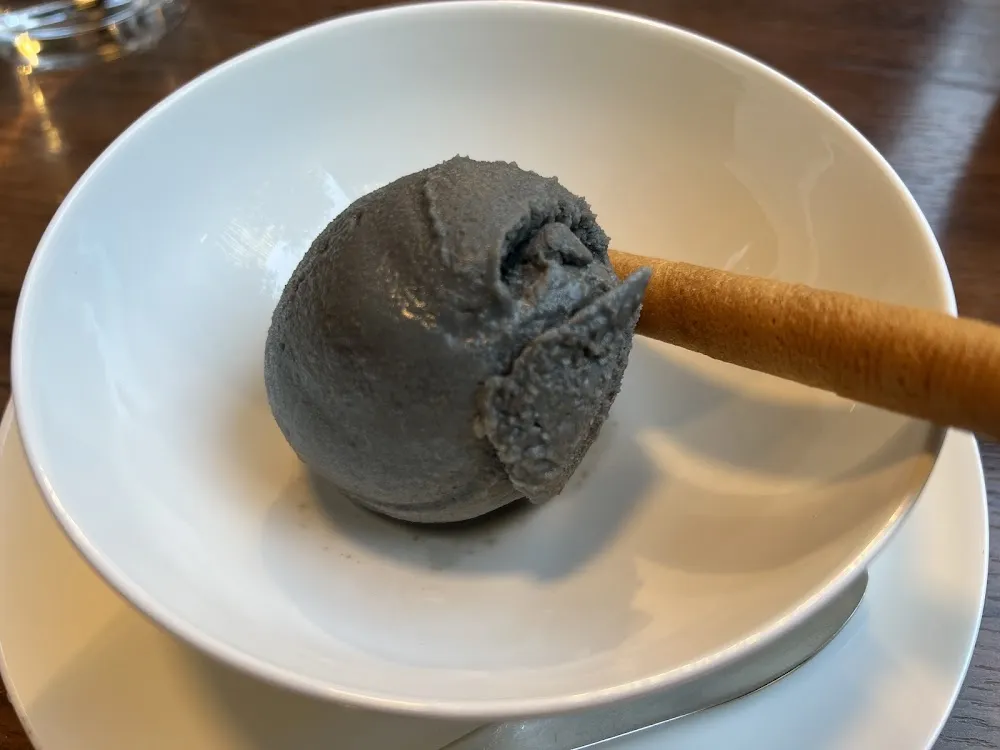 Black Sesame Ice Cream