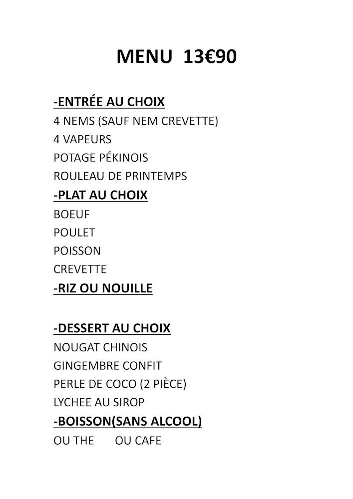 Traiteur Jia Xin - Scan Menu 2