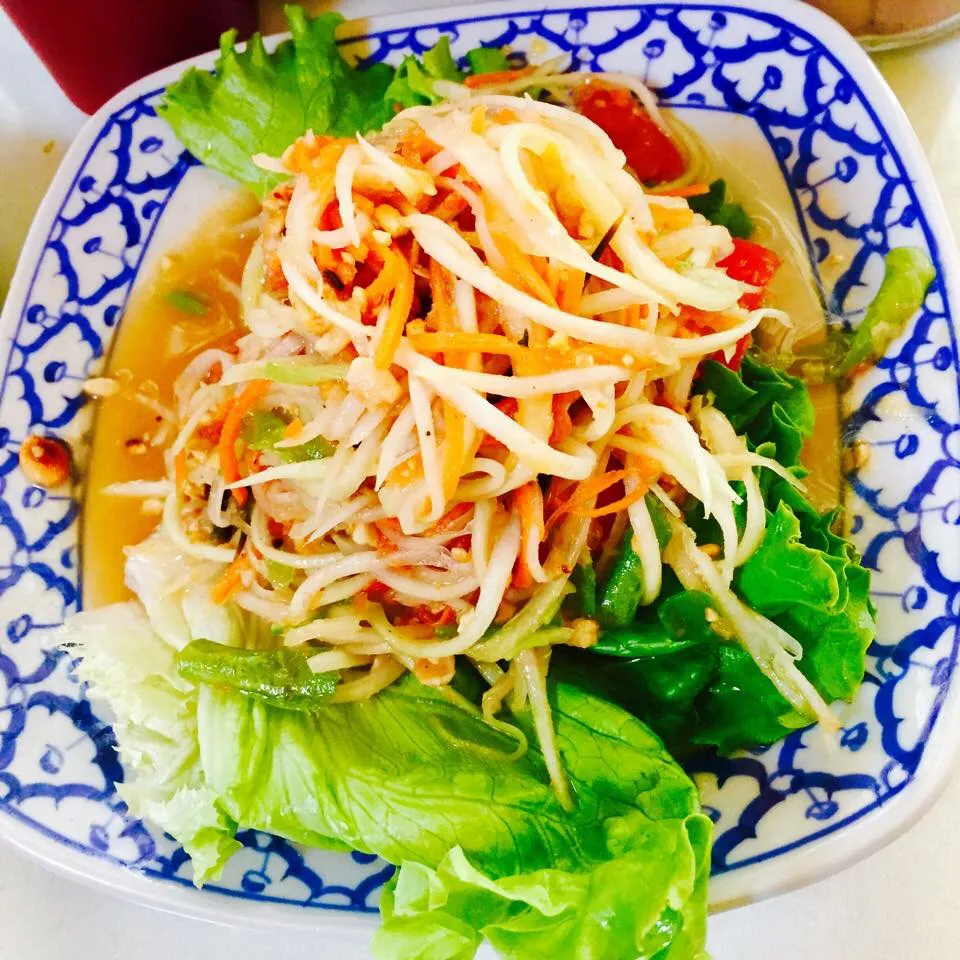 Salade de Papaye Fraîche Épicé