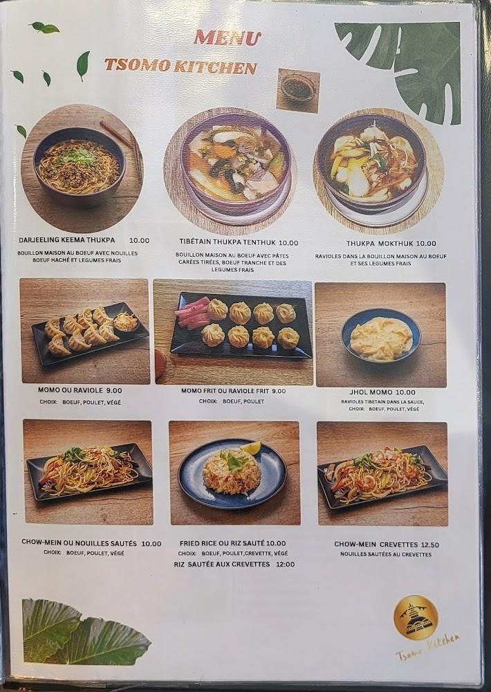 Tsomo Kitchen - Scan Menu 1
