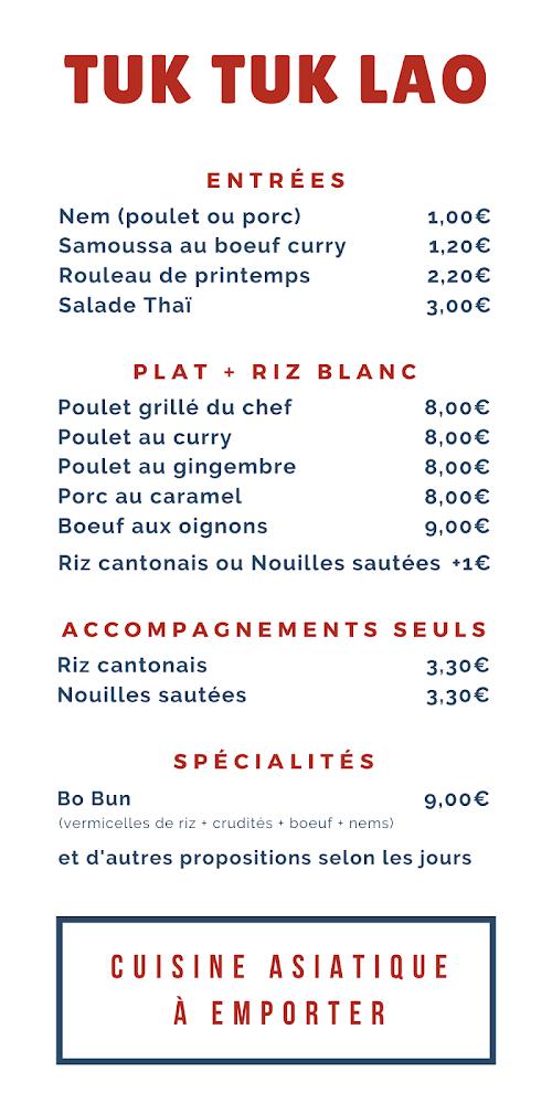 Tuk Tuk Lao - Scan Menu 2