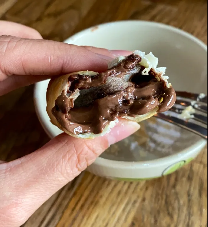 Springrolls with Nutella