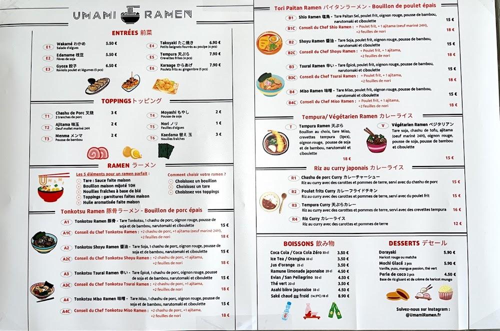 Umami Ramen - Scan Menu 4