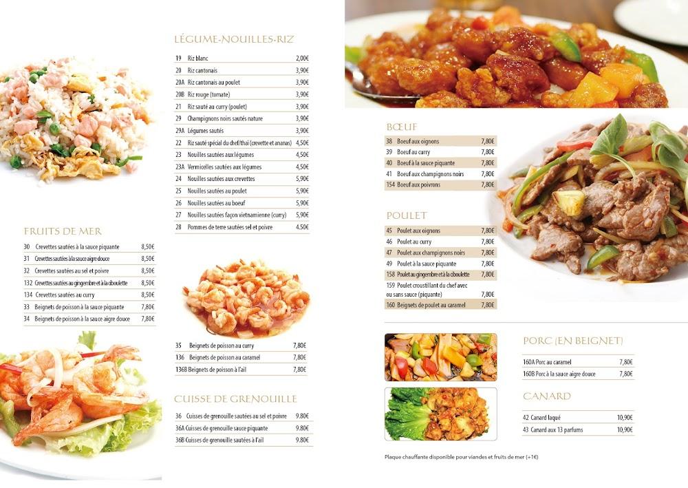 Un Air De L'asie - Scan Menu 1