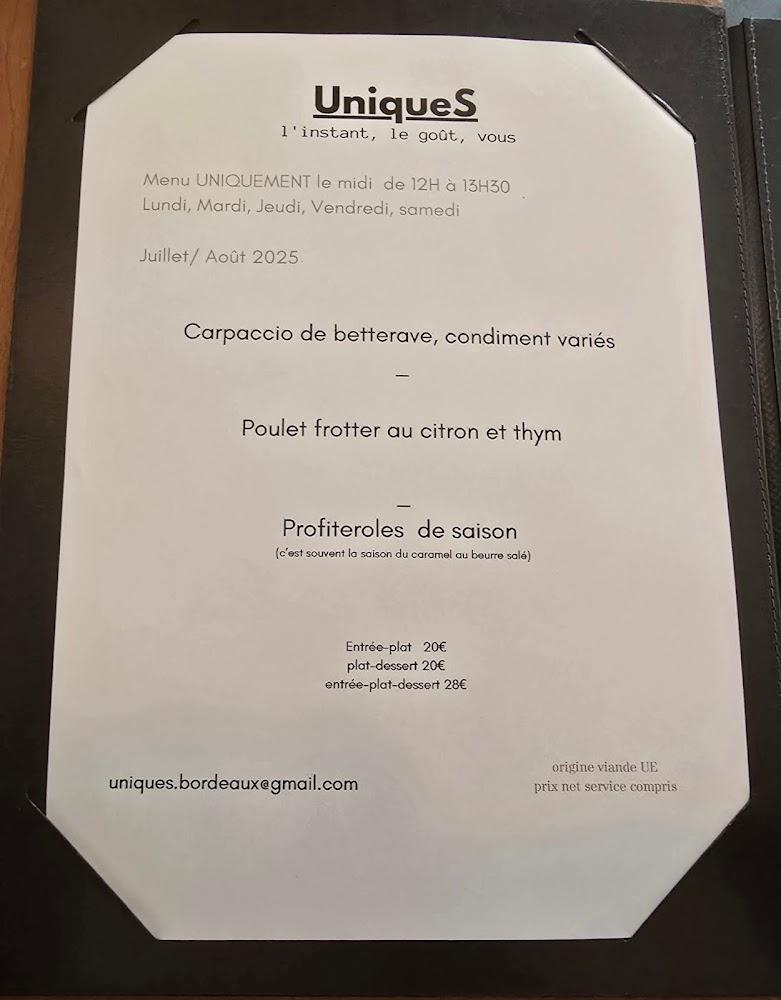 UniqueS - Scan Menu 2