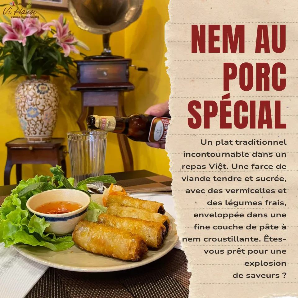 Assortiment de Nems 8 Piefcees 2 Poulets 2 Porcs 2 Crevette 2 Végétarien