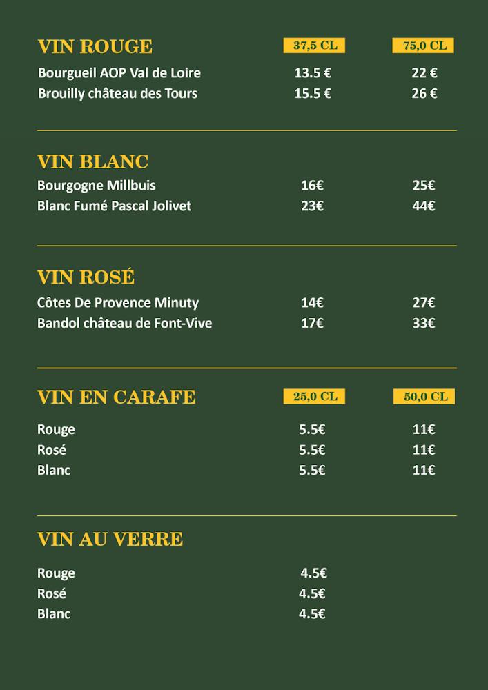 Vi Hanoi - Scan Menu 1