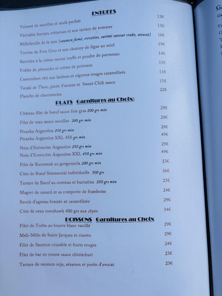 VINALIA RESTAURANT Noisy le grand - Scan Menu 2