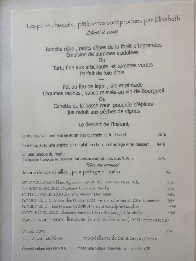 VINCENT CUISINIER DE CAMPAGNE - Scan Menu 2