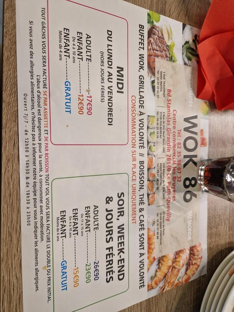 Wok 86 Le Petit-Quevilly - Scan Menu 3