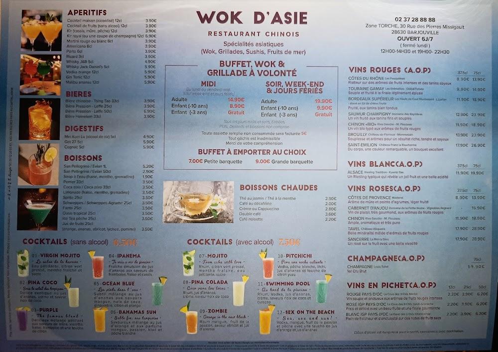 WOK D ASIE - Scan Menu 1