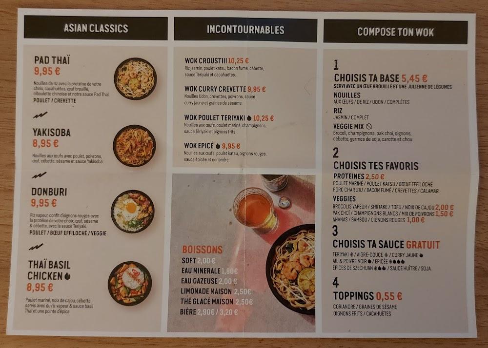 Wok to Walk - Scan Menu 1