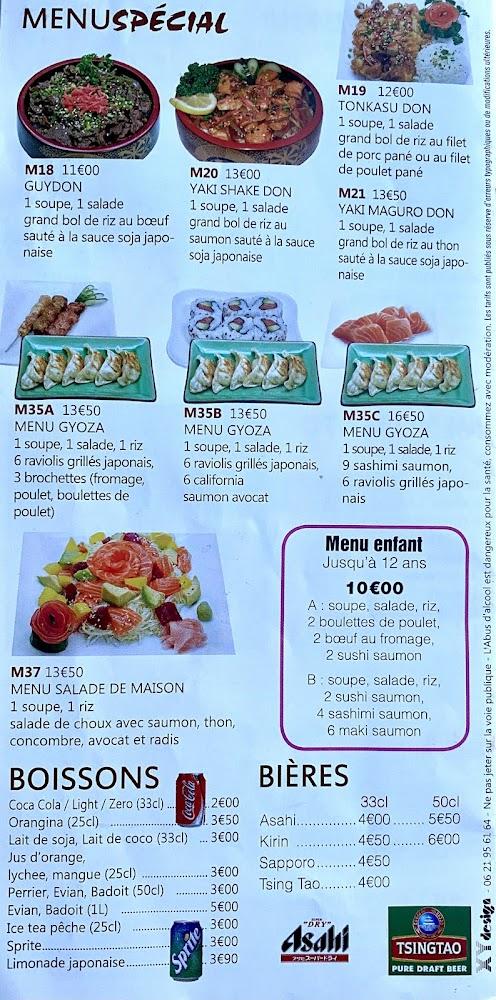 Yakitori Montparnasse - Scan Menu 2
