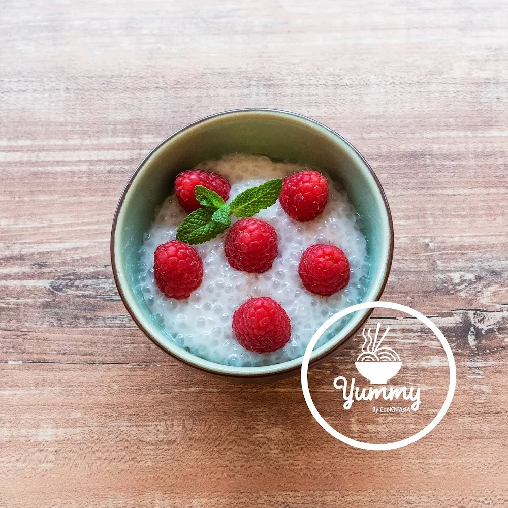 Perle de Tapioca Au Lait de Coco Et Fruits Frais